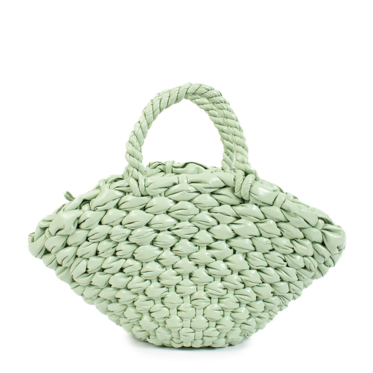 shop 100% authentic second hand Bottega Veneta Fresh Mint Small Clam Bag on Labellov.com