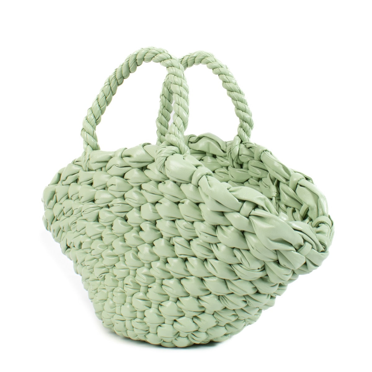shop 100% authentic second hand Bottega Veneta Fresh Mint Small Clam Bag on Labellov.com
