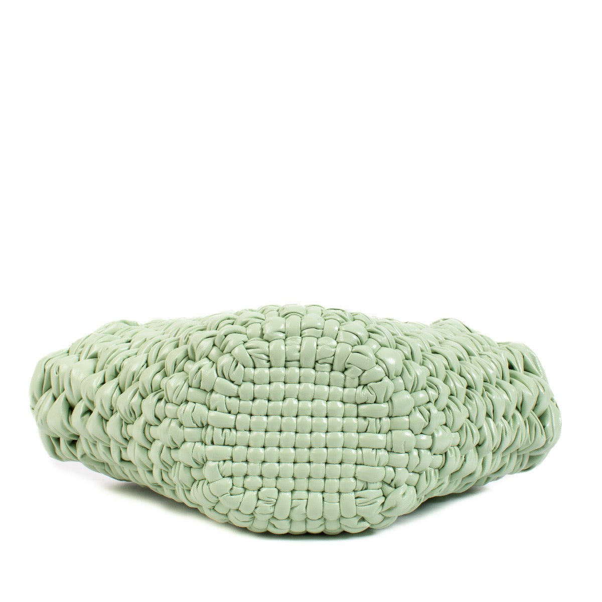 shop 100% authentic second hand Bottega Veneta Fresh Mint Small Clam Bag on Labellov.com