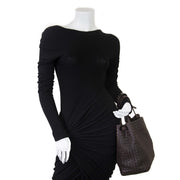 Authentique seconde main Bottega Veneta Dark Brown Garda Shoulder Bag achète en ligne chez webshop LabelLOV