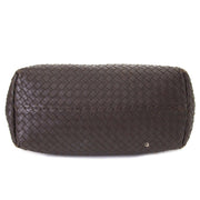Authentic second hand Bottega Veneta Dark Brown Garda Shoulder Bag shop online at webshop LabelLOV