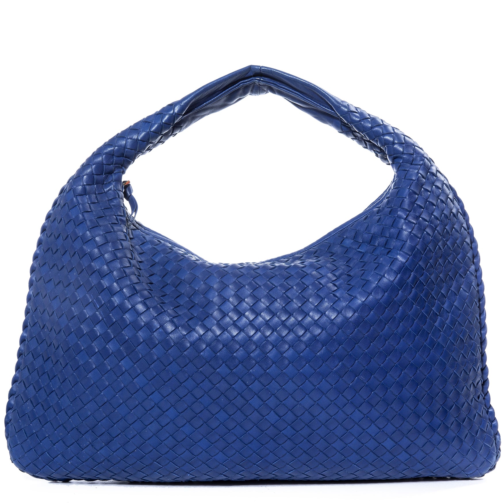 Bottega Veneta Intrecciato Blue Large Nappa Hobo Bag aan de beste prijs