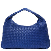 Bottega Veneta Intrecciato Blue Large Nappa Hobo Bag kopen en verkopen aan de beste prijs