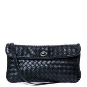 Bottega Veneta Small Black Intrecciato Shoulder Bag kopen aan de beste prijs bij Labellov