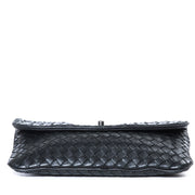 Bottega Veneta Small Black Intrecciato Shoulder Bag