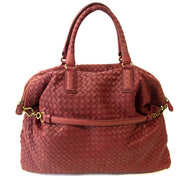 Bottega Venetta Red Terracotta Leather Tote at Labellov. Safe online shopping