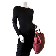 Vintage Bottega Venetta Red Terracotta Leather Tote at Labellov.