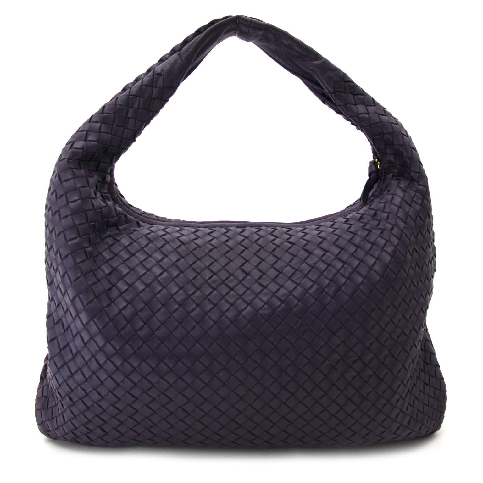 Are you interested in a Bottega Veneta Large Intrecciato Purple Leather Hobo Bag