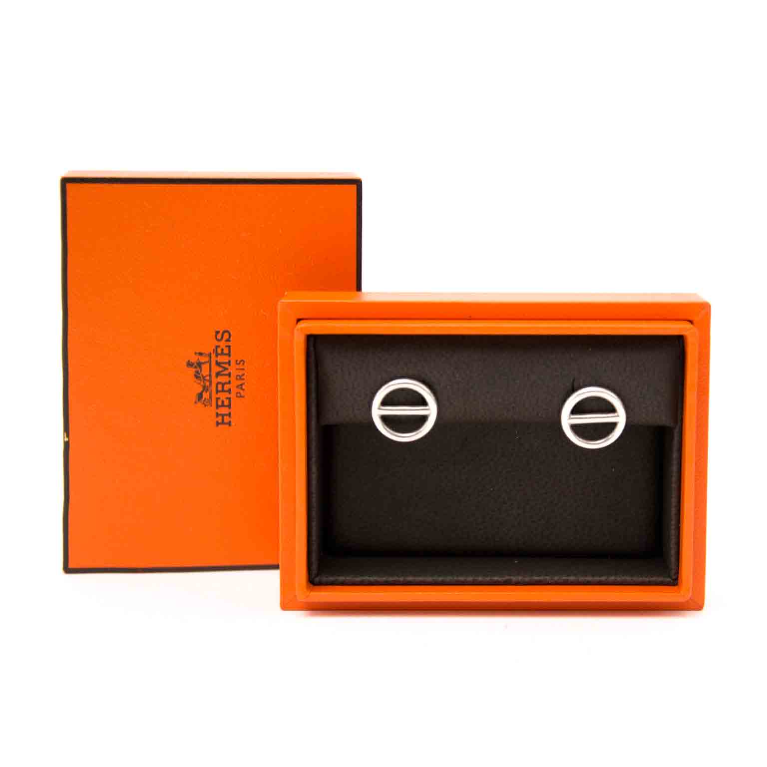 Shop safe online aan de beste prijs Hermes Silver earrings