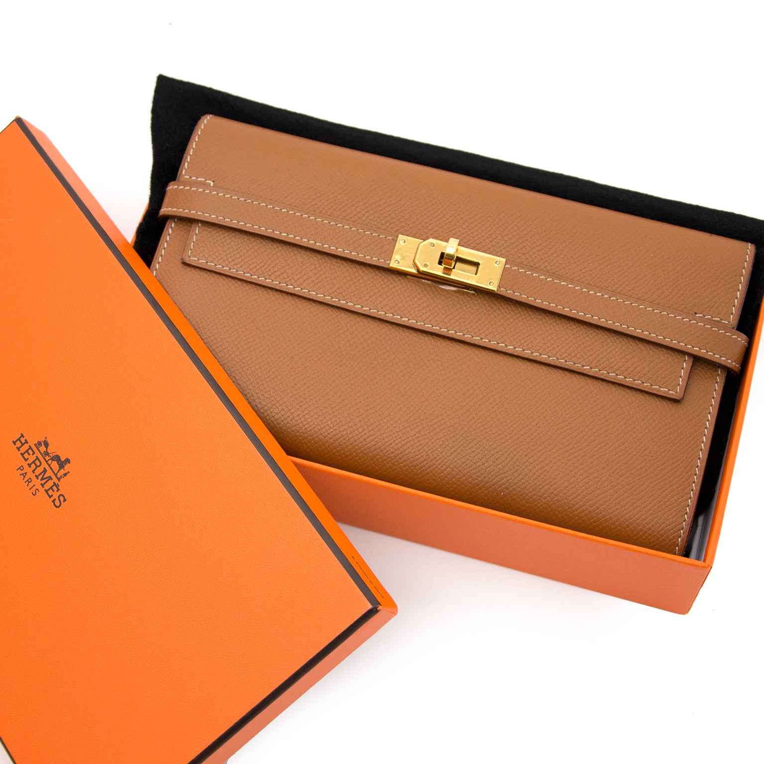 Hermès Gold Epsom Kelly Wallet