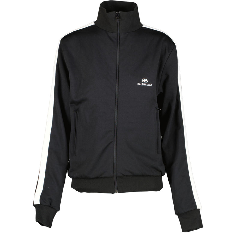 Balenciaga Black Stripe Sporty Tracksuit - Size 34/36