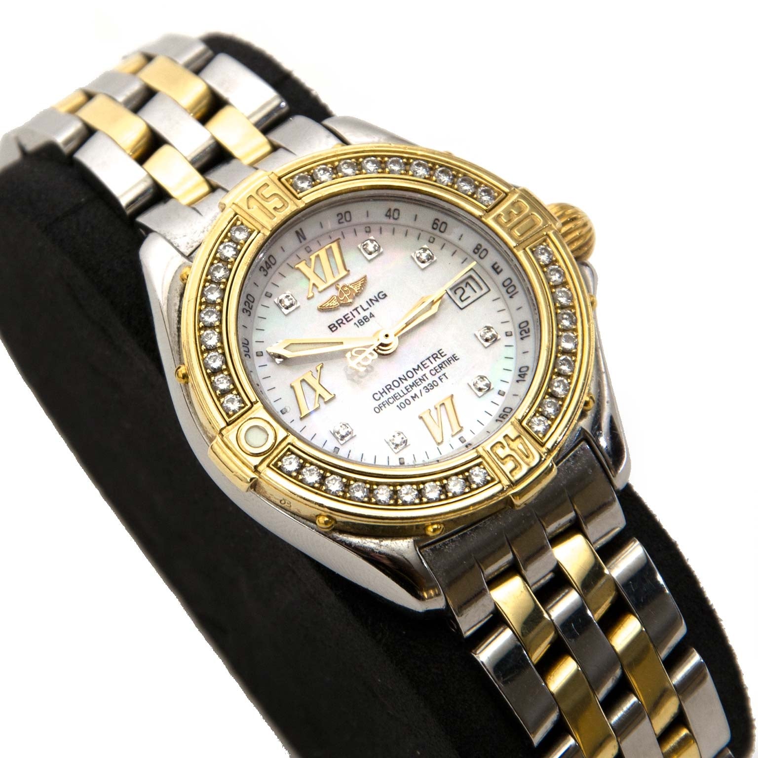 Breitling B-Class Steel and Diamond Watch