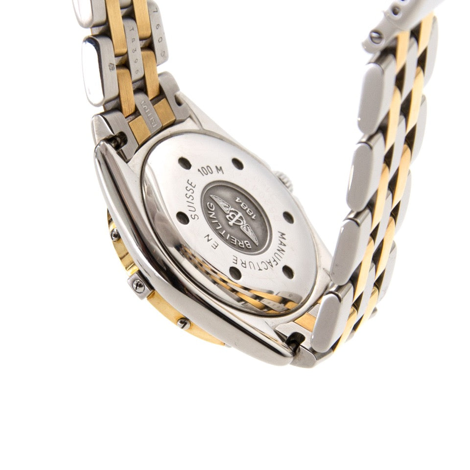 Vintage Breitling Lady Callistino Full Steel/Gold Anthracite Dial kopen en verkopen met vertrouwen