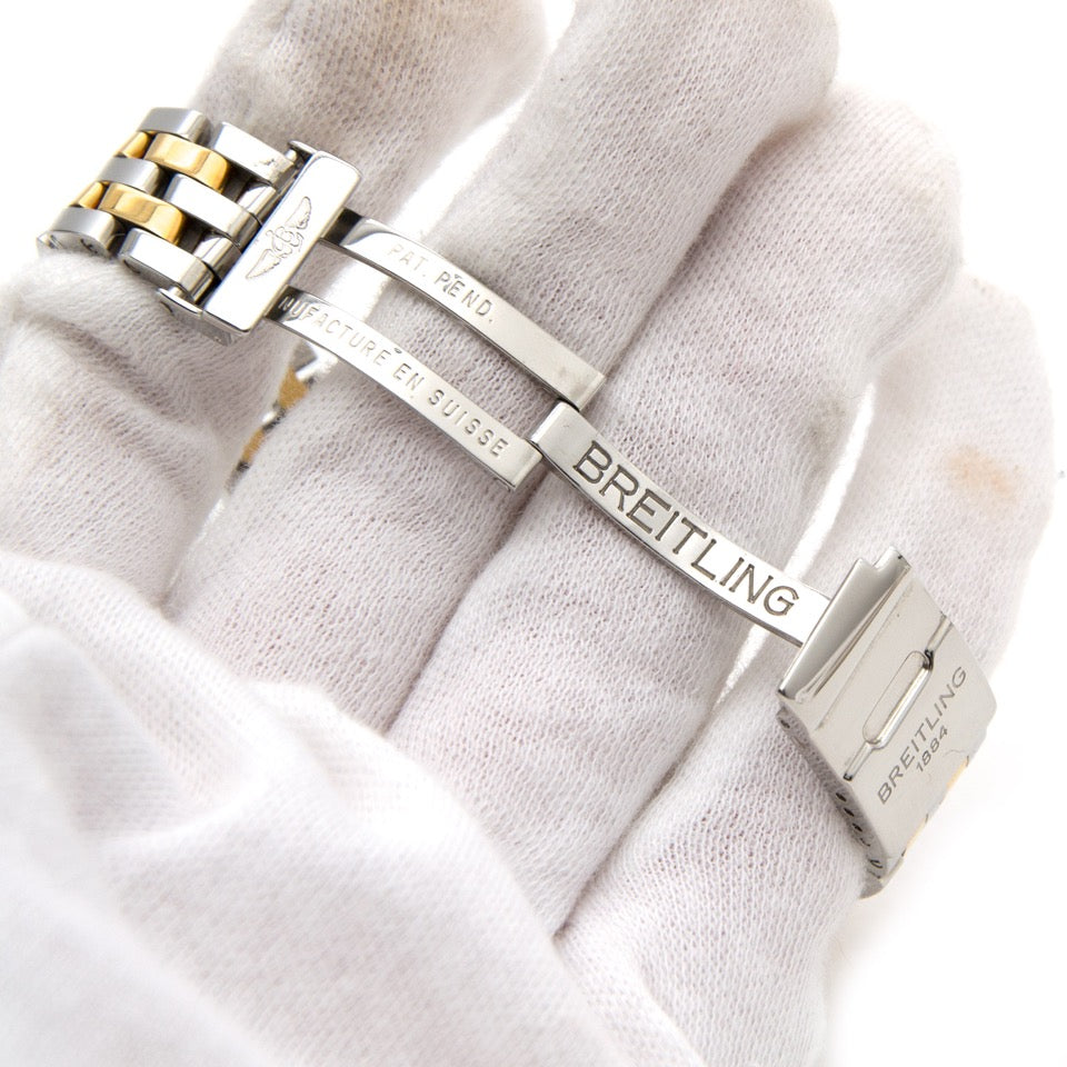 Safe and secure shipping, worldwide Breitling Lady Callistino Full Steel/Gold Anthracite Dial