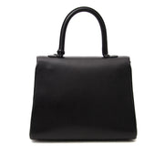shop safe online at the best price secondhand Delvaux Black Brillant MM + STRAP