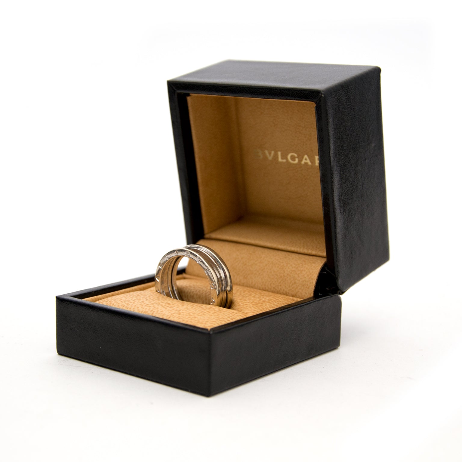 Bulgari B.Zero 1 2-Band Ring Or Blanc - Mesure 62 en ligne chez labellov.com pour le meilleur prix.