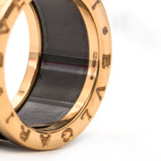 koop veilig online aan de beste prijs Bvlgari B.zero1 4-band Ring Black Ceramic and 18k