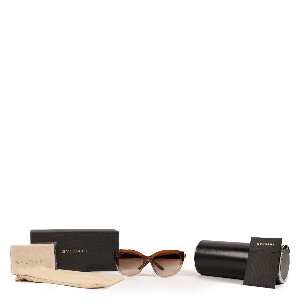 Lunettes de soleil Bulgari marron 8121-H