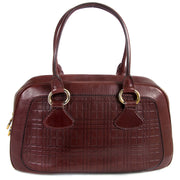 Burberry Burgundy Shoulder Bag now for sale at labellov vintage fashion webshop belgium