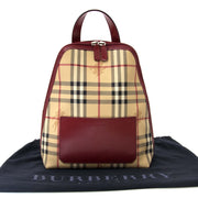 Burberry Beige Nova Check Canvas Backpack
