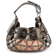 Buy and sell your authentic Burberry Metallic and Plaid Bag for the best price