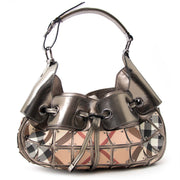 Are you looking for a Burberry Metallic and Plaid Bag