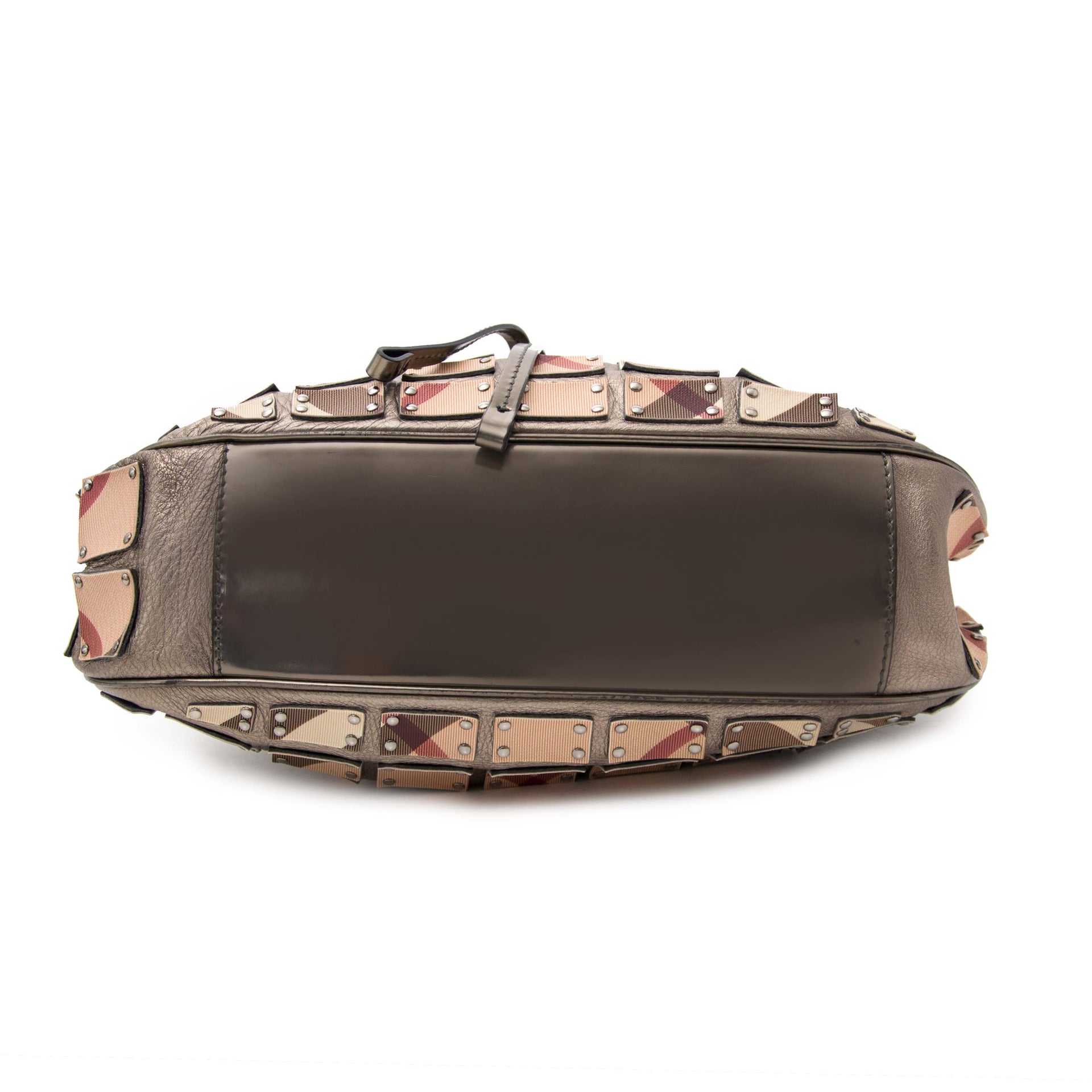 Koop en verkoop uw authentieke Burberry Metallic and Plaid Bag