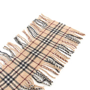 Burberry Beige Check Wool Scarf now for sale at labellov vintage fashion webshop belgium