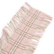 Burberry Pink Check Wool Scarf now for sale at labellov vintage fashion webshop belgium