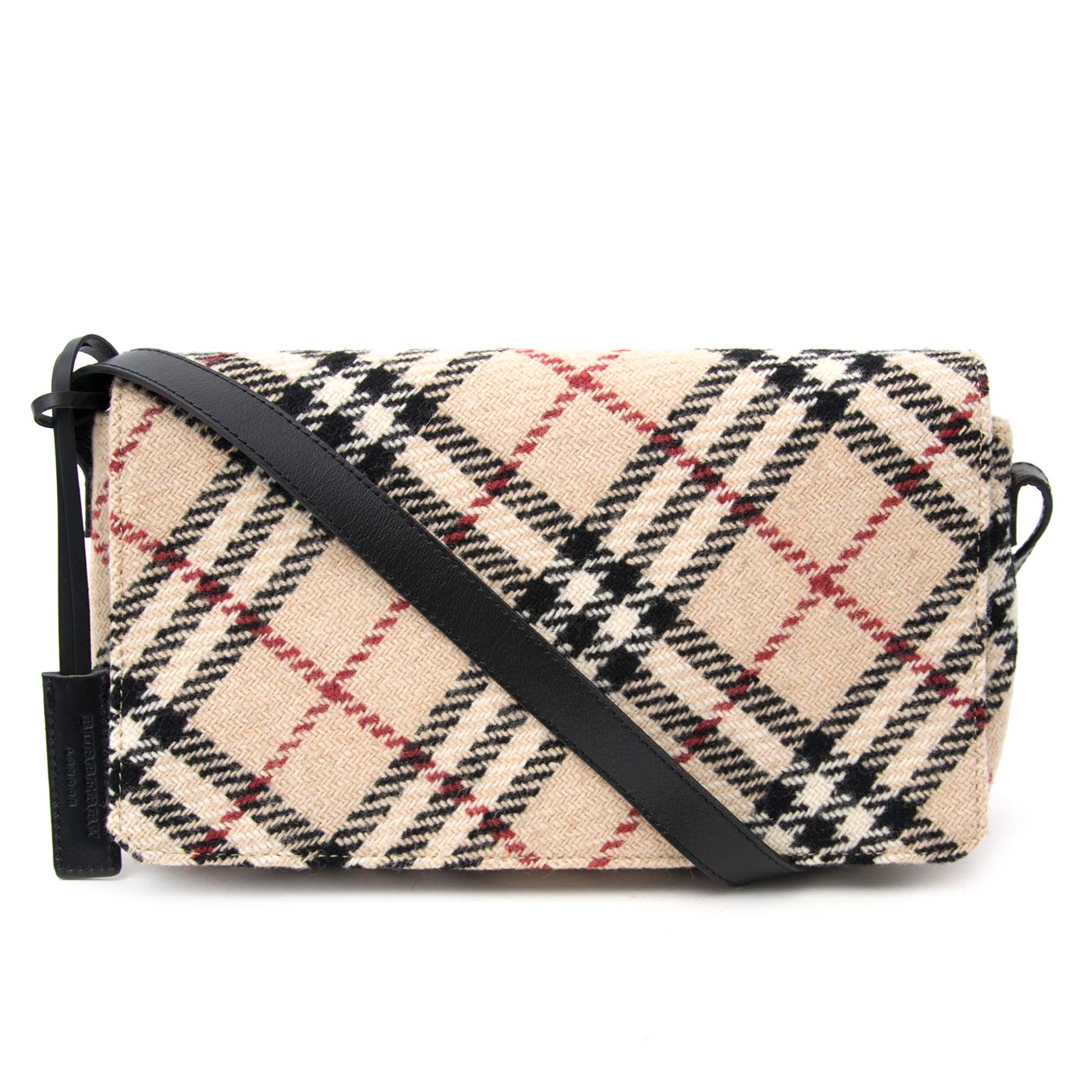 shop safe online secondhand Burberry Nova Check Shoulder Bag