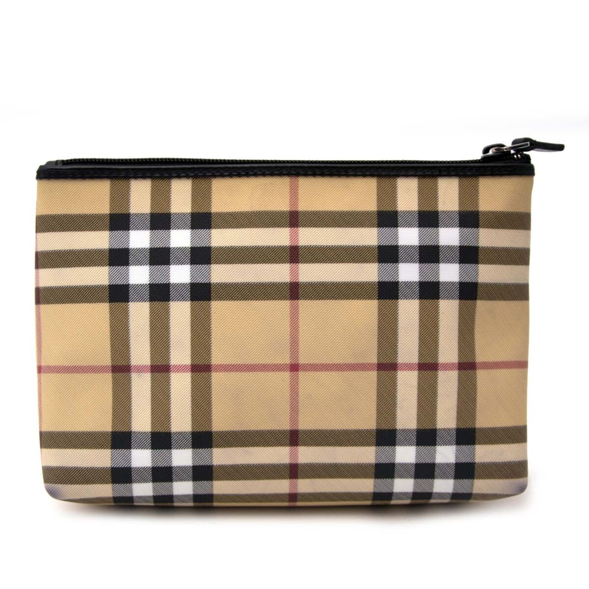 Koop authentieke tweedehands Burberry monogram toilet tassen aan een eerlijke prijs bij LabelLOV. Veilig online shoppen.