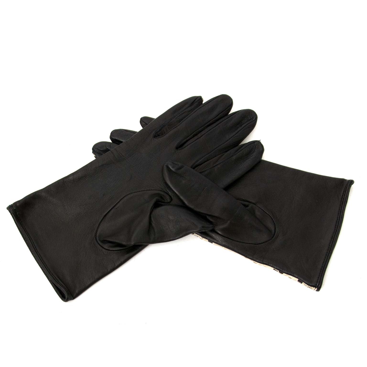 shop safe and secure online at labellov.com Burberry Woven Gloves