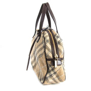 Burberry Beige Checked Wool Handbag now for sale at labellov vintage fashion webshop belgium