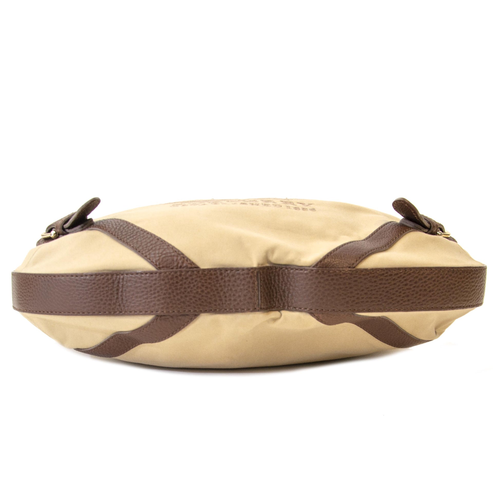 Burberry Beige Fabric Shoulder Bag at Labellov. Antwerp.