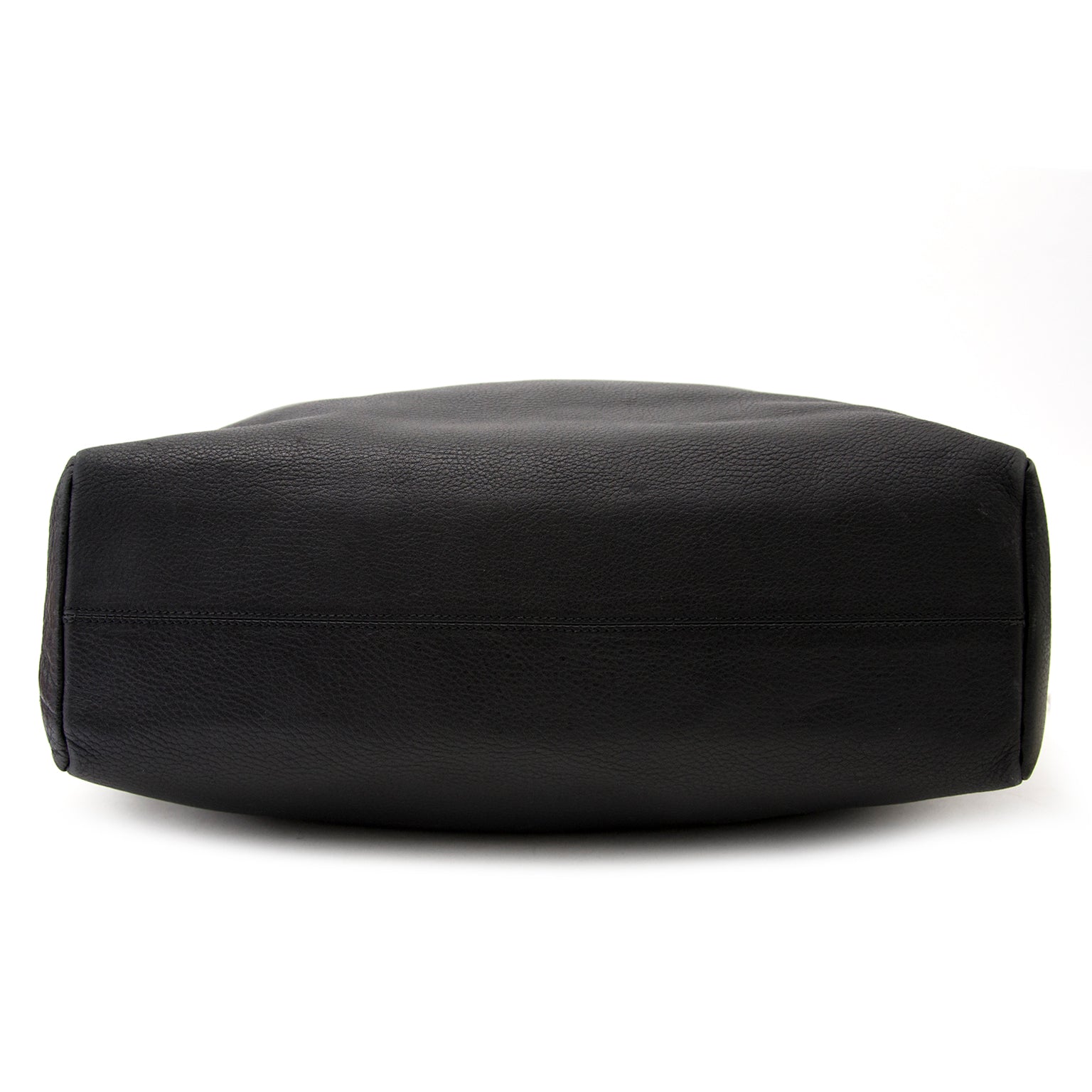 Buy now safe and secure Burberry Black Leather Hobo Bag on www.labellov.com Belgium at the best price in 2017.