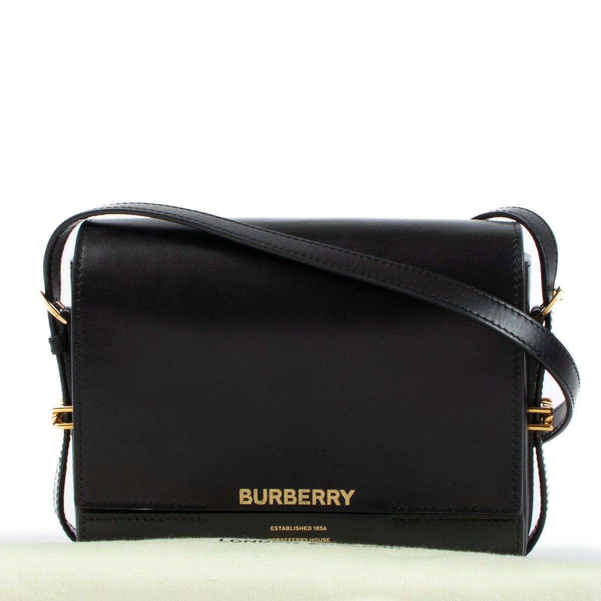 Sac bandoulière Burberry Grace petit format noir