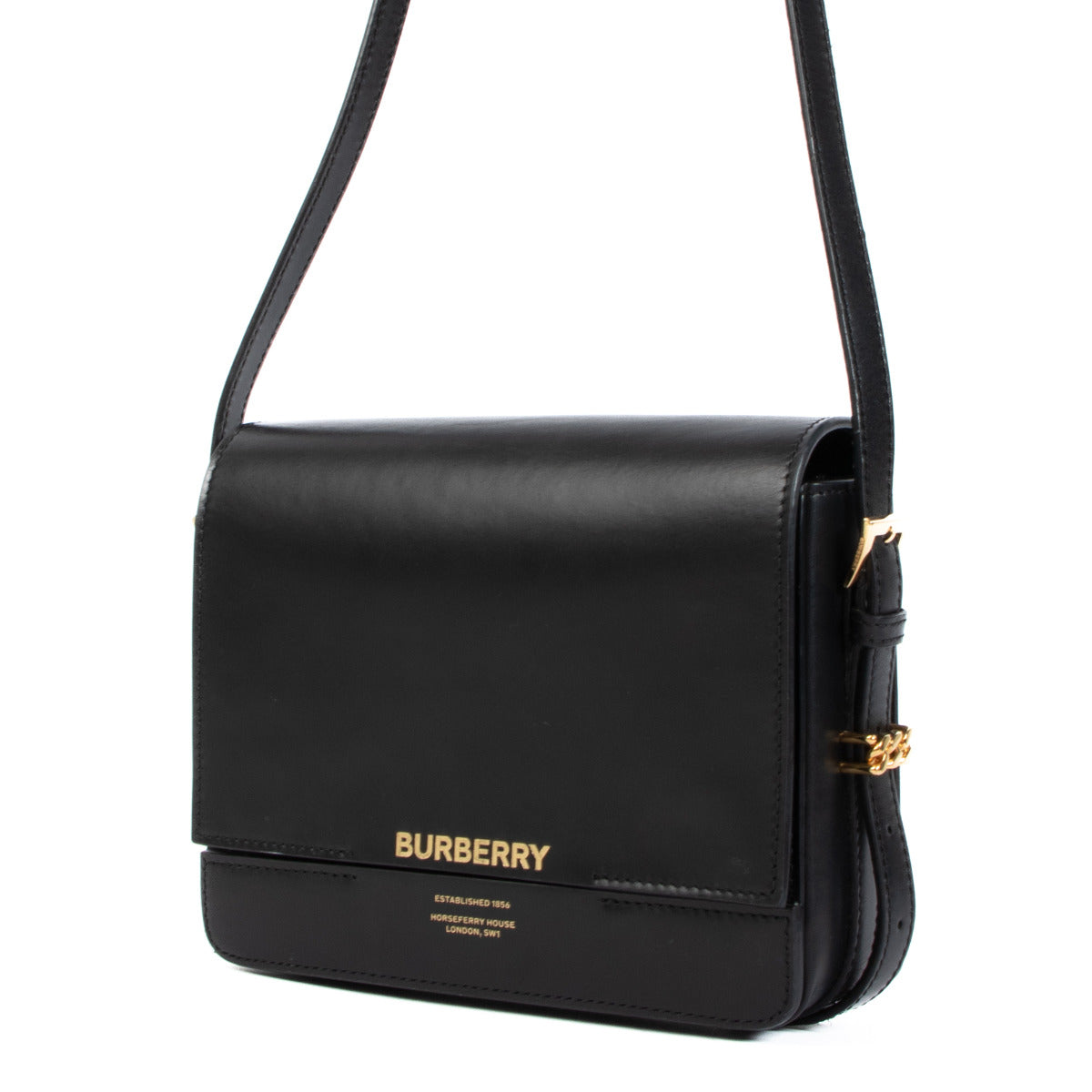 Sac bandoulière Burberry Grace petit format noir