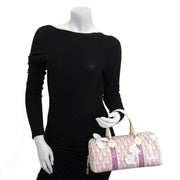 Dior Pink Monogram Flowers Boston Bag now for sale at labellov vintage fashion webshop belgium