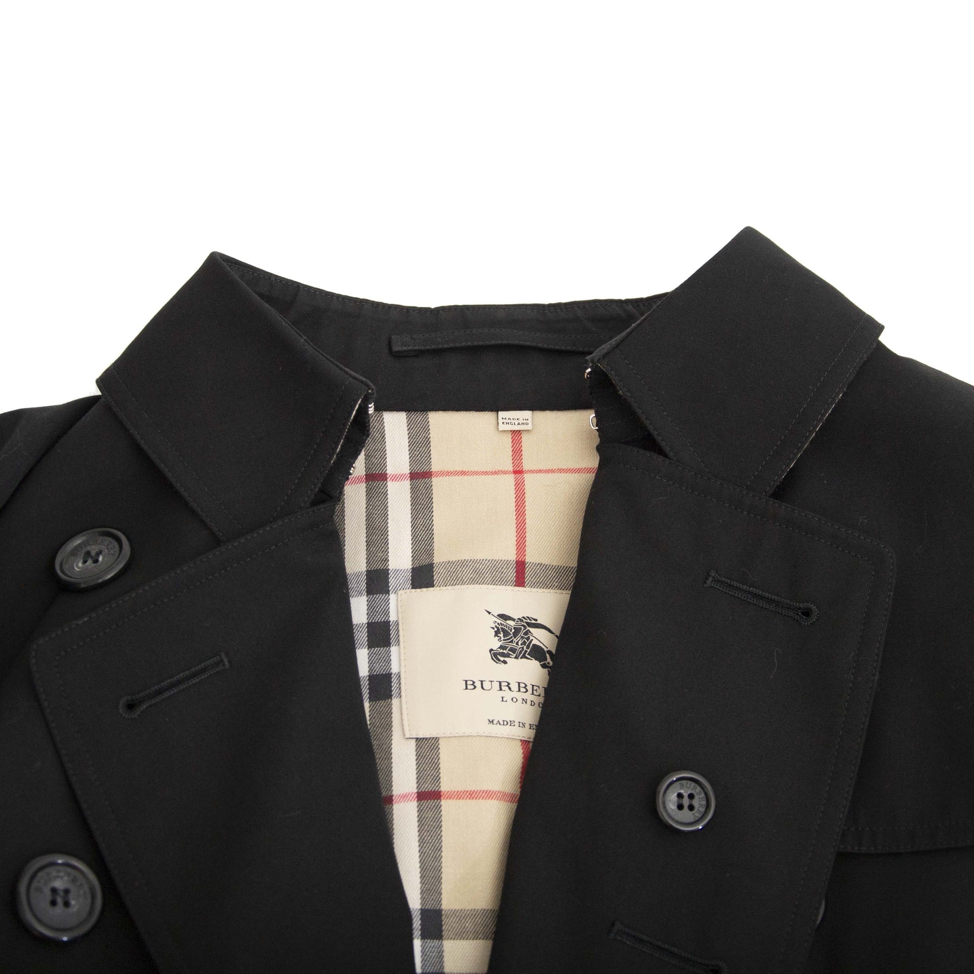Burburry Black Trench Coat te koop bij Labellov tweedehans luxe