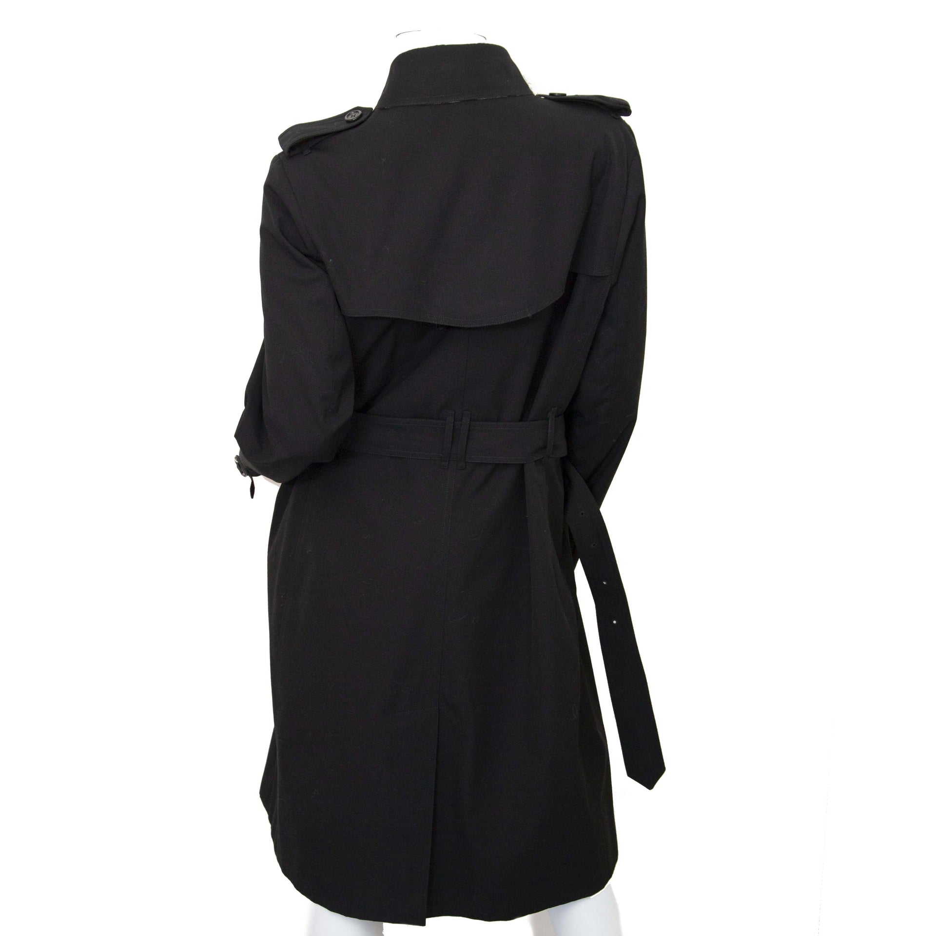 We buy and sell your authentic designer Burburry Black Trench Coat