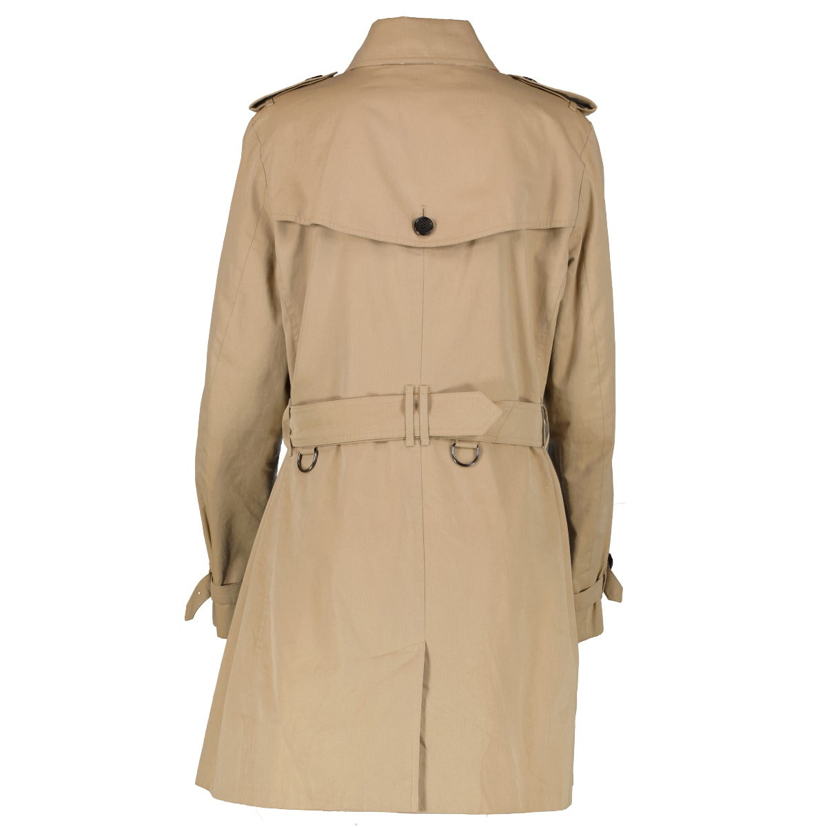 Burberry Honey Beige Short Trench Coat
