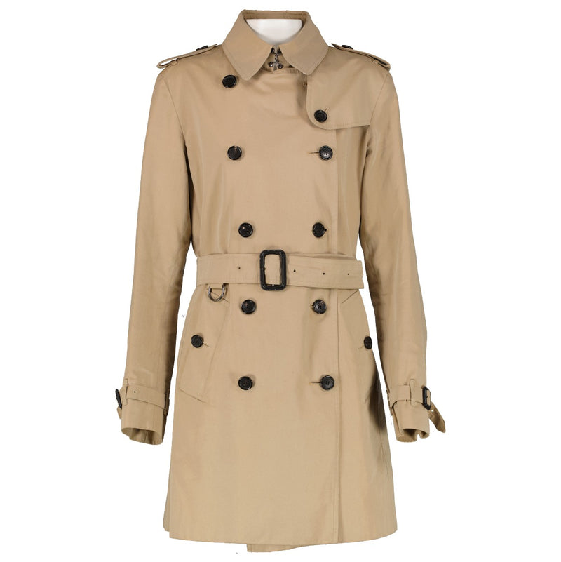 Burberry Honey Beige Short Trench Coat