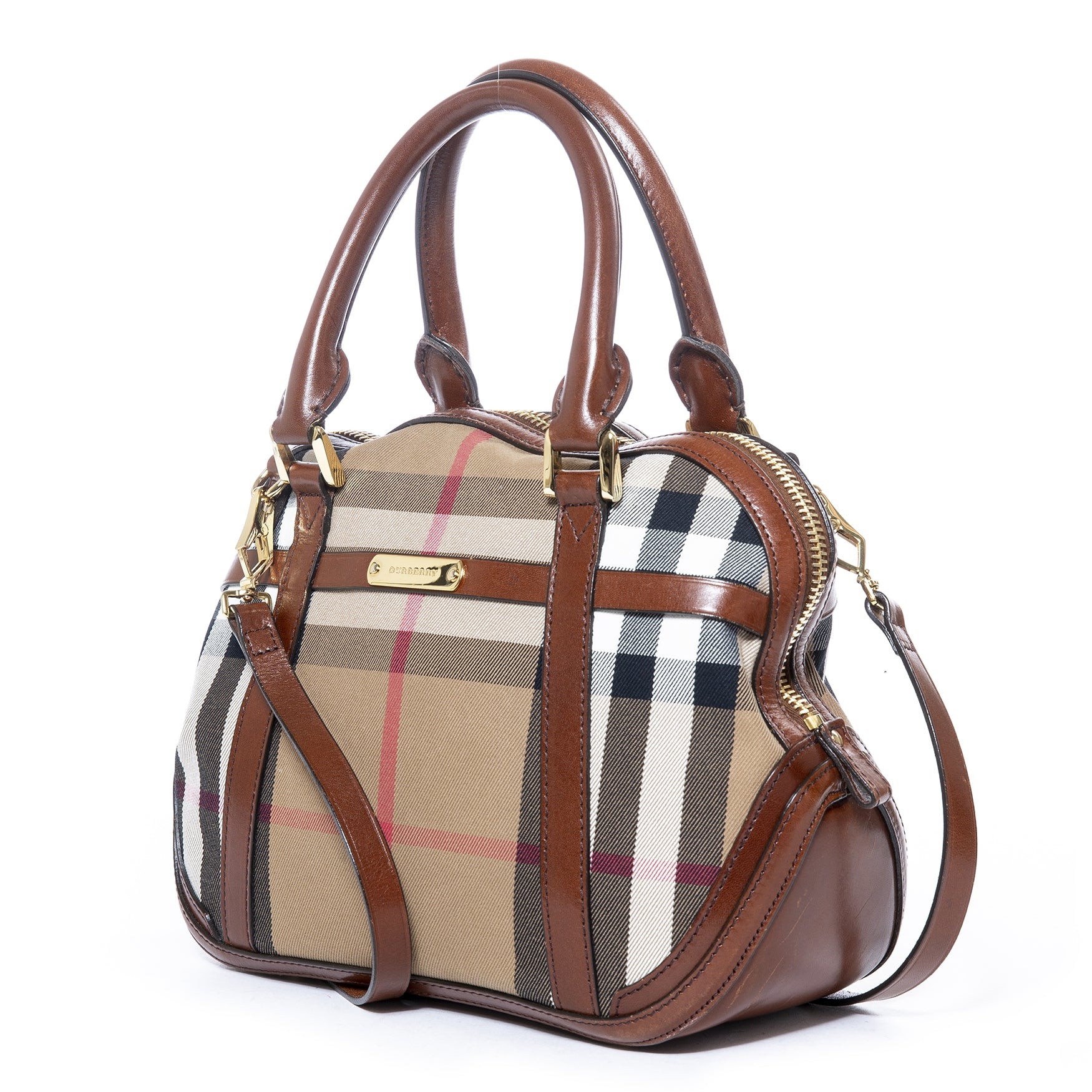 Buy and sell your authenic Burberry Orchard Bowling Bag