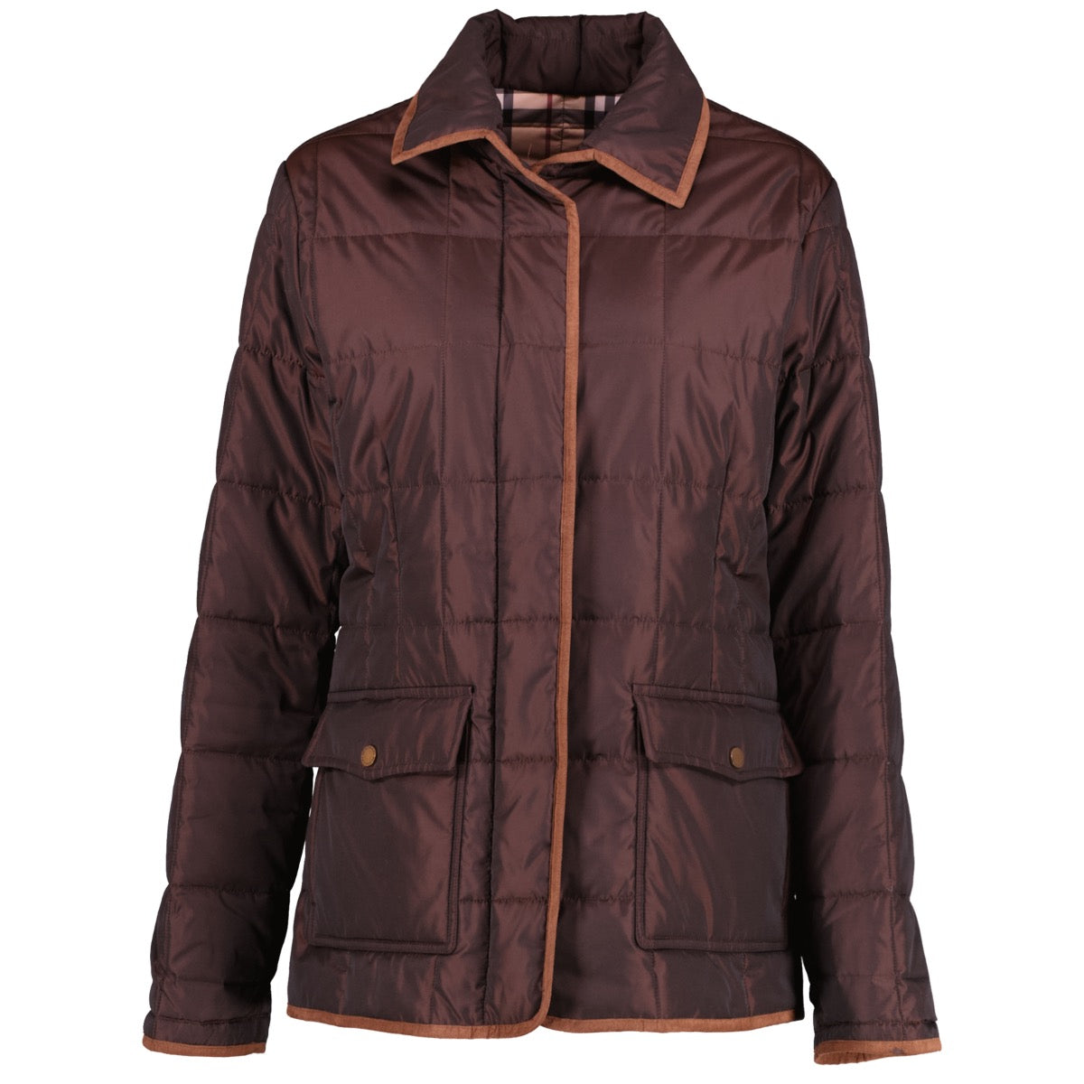 shop second hand authentic Burberry London Brown Quilted Jacket at Labellov for the best price
