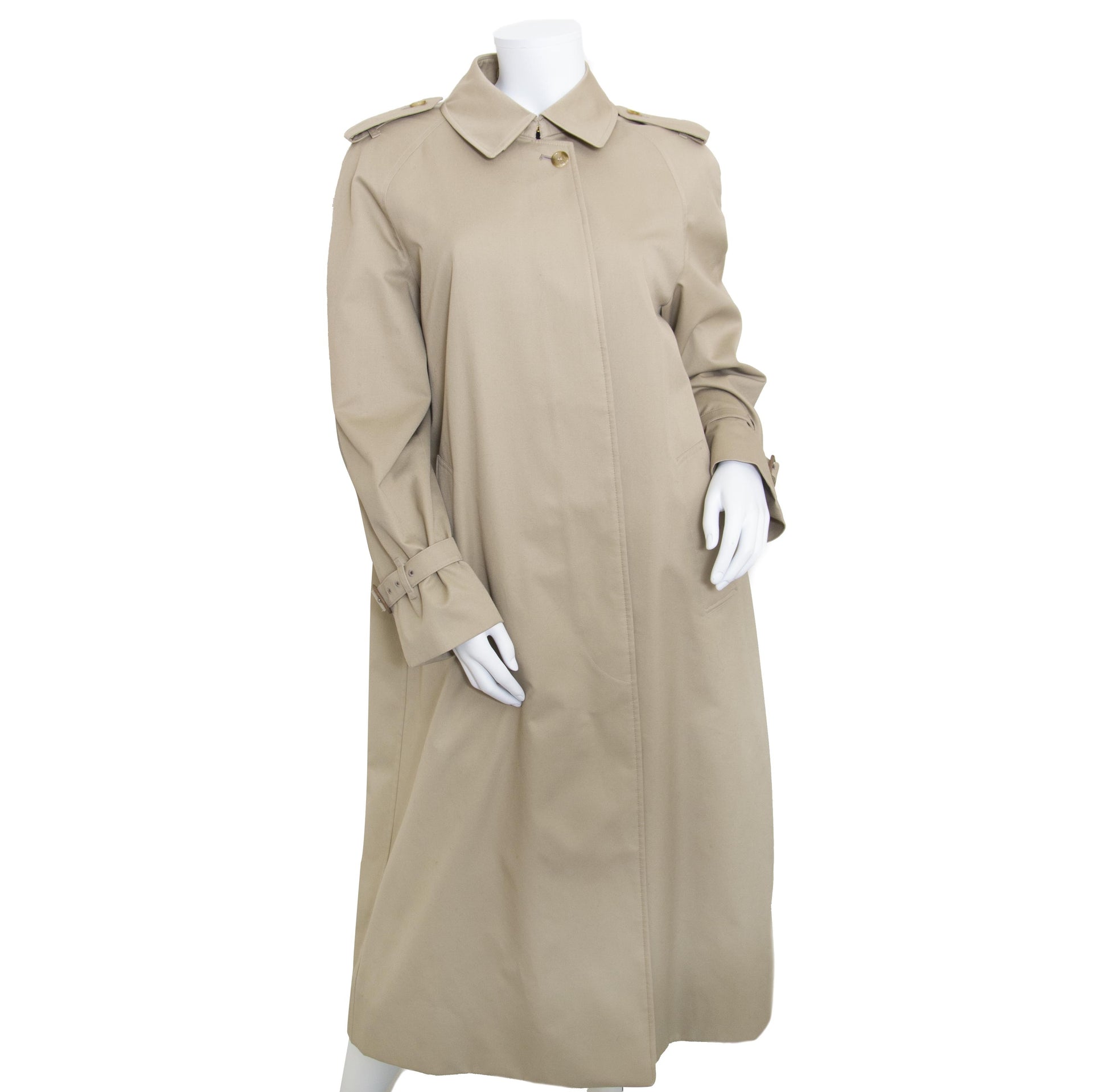 Burberry Beige Trench Coat - Size EU 42 now for sale at labellov vintage fashion webshop belgium