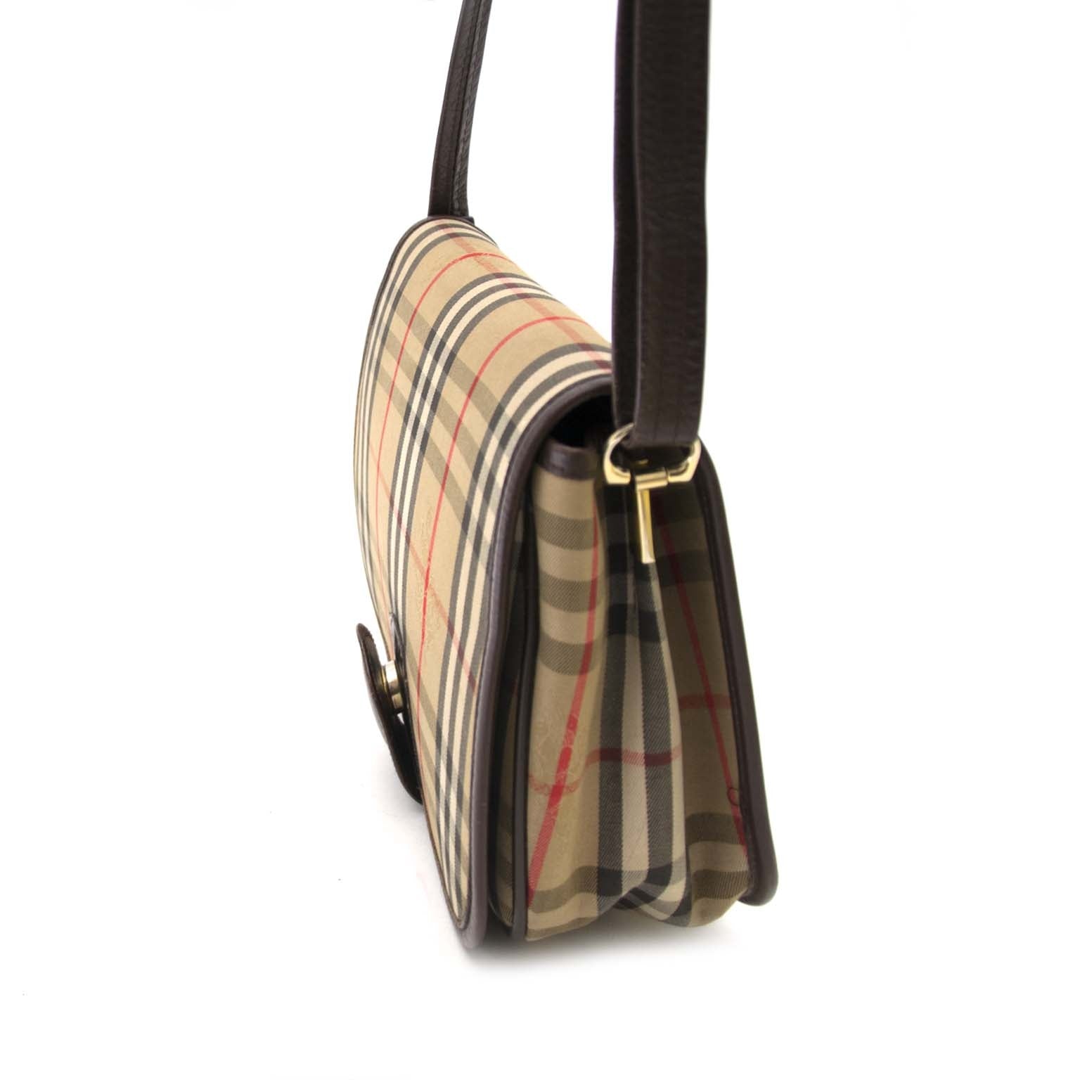 acheter en ligne pour le meilleur prix Burberry Monogram Fabric Crossbody Bag