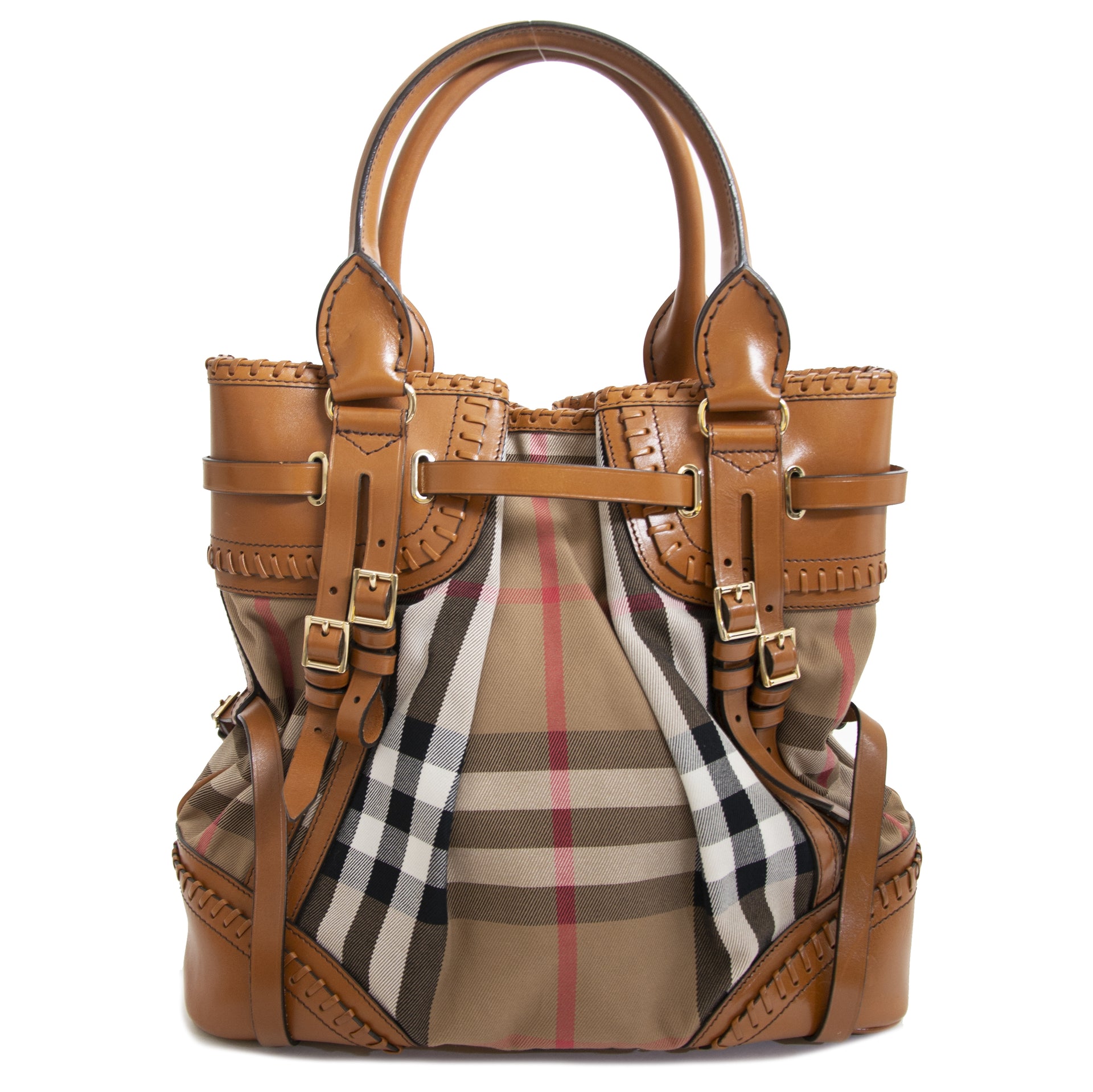 Koop authentieke tweedehands Burberry Classic Nova Print Tote bij webshop LabelLOV