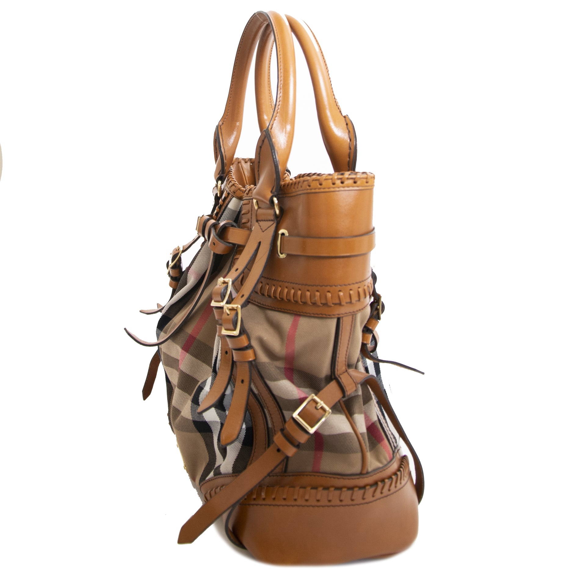 Koop authentieke tweedehands Burberry Classic Nova Print Tote bij webshop LabelLOV