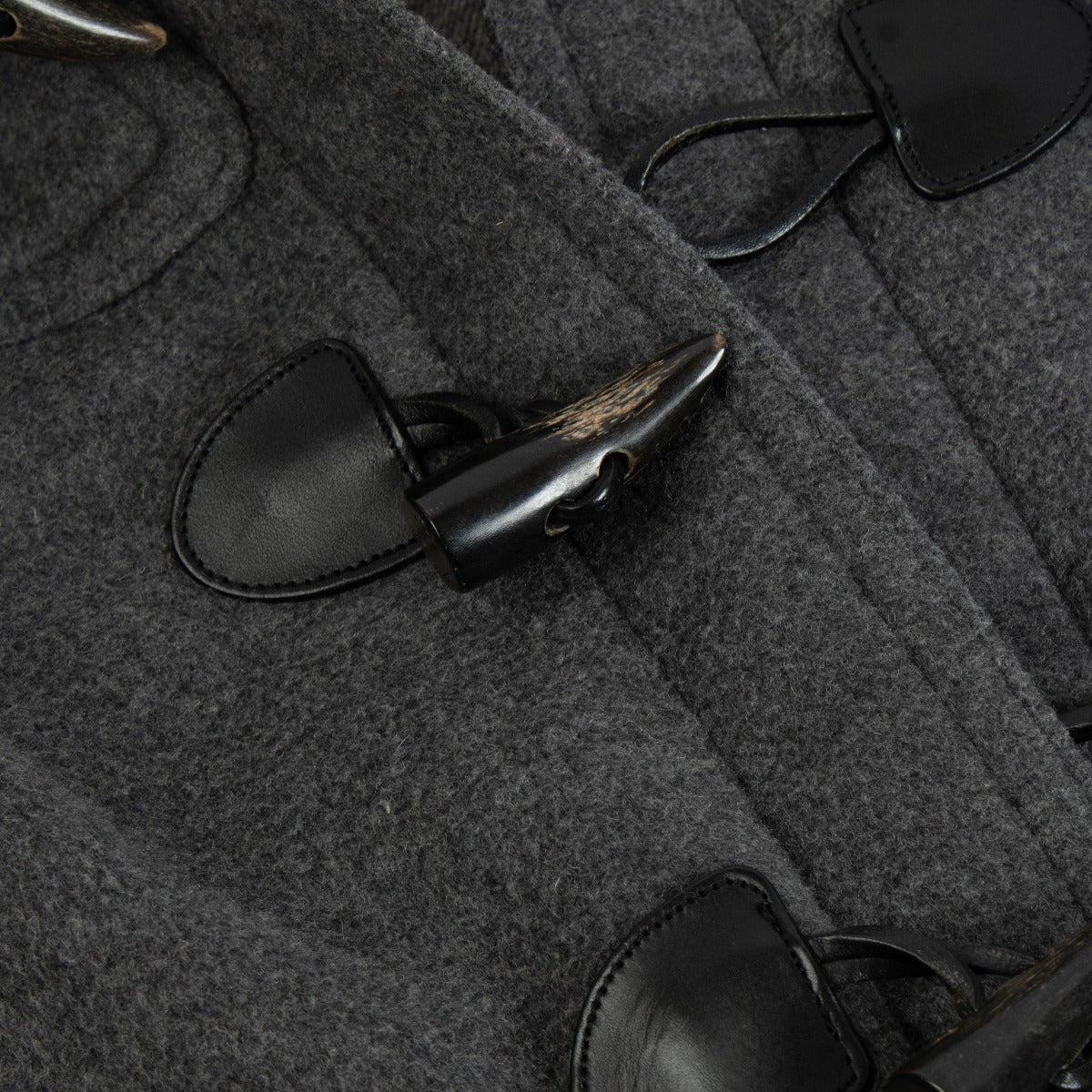 Burberry Brit Grey Wool Duffle Coat - Size S