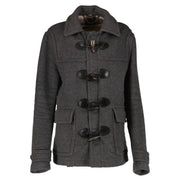 Burberry Brit Grey Wool Duffle Coat